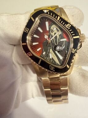 Invicta Ghostface Artist Series Surreal Men's Watch - 40mm, Gold (50546)